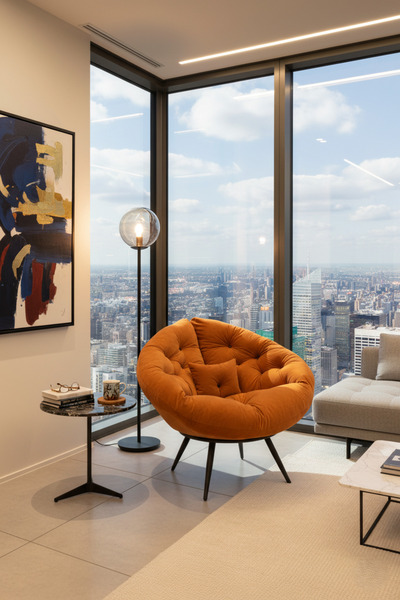 Home Modern Tekli Koltuk Berjer | Ergonomik Tasarım, Şık Füme Renk, Yüksek Ko...