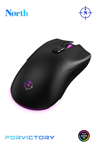 North Game Over PRO WL 24.000 DPI 750 IPS 75G RGB Kablosuz FPS Gaming Oyuncu Mouse