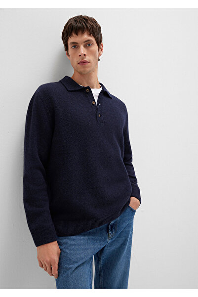 Mavi Wool Blend Navy Blue Knitwear Polo 0710255-70490