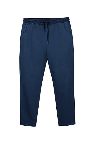 tambattal Winter Plus Size Lace-Up Denim Pants