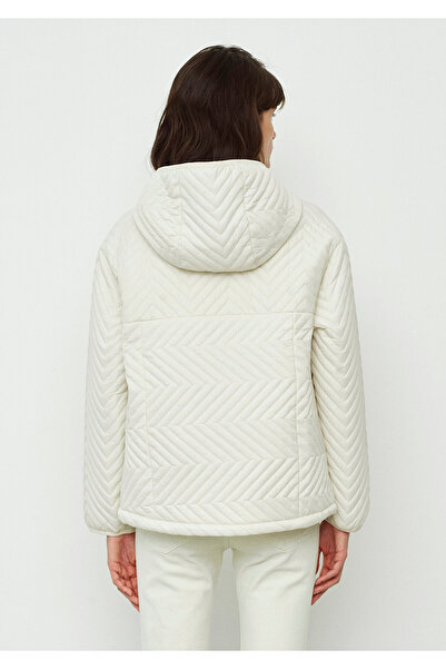 Mavi Hooded Quilted Ecru Jacket Loose Fit / Relaxed Fit 1110460-71609