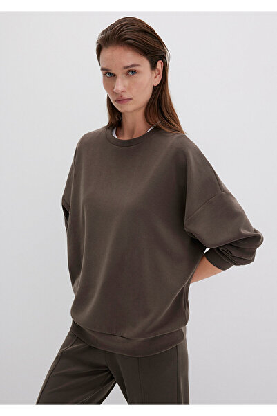Mavi Lux Touch Tencel Tm Modal Brown Sweatshirt 168837-90707