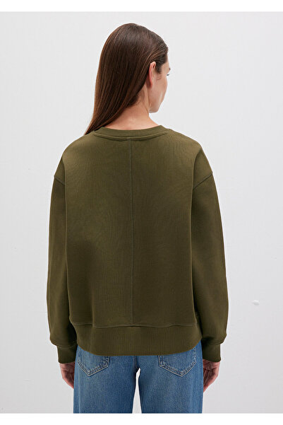 Mavi Crew Neck Khaki Sweatshirt 1S10390-71589