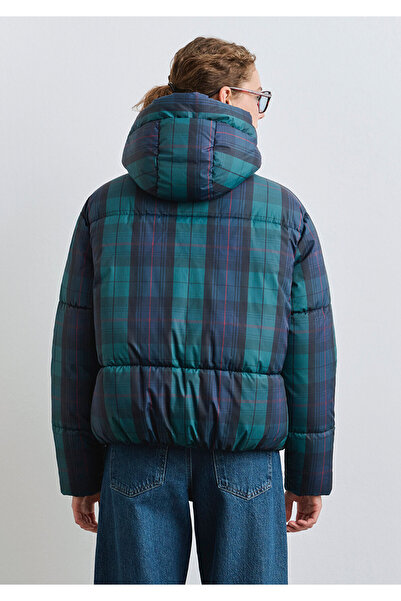 Mavi Water Repellent Checkered Inflatable Jacket 1110706-90380