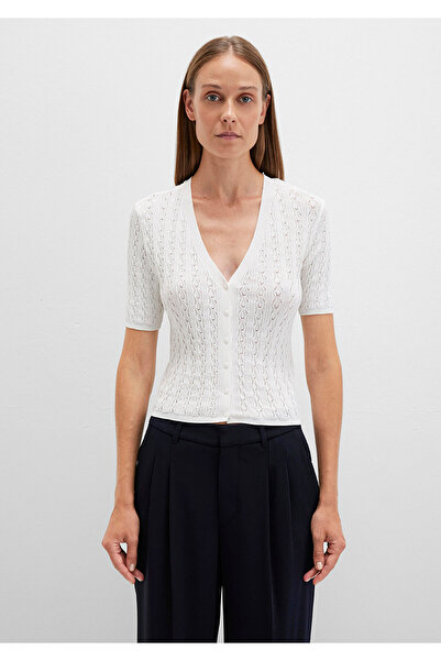 Mavi Ecru Thin Cardigan Crop / Short Cut 1710779-70057