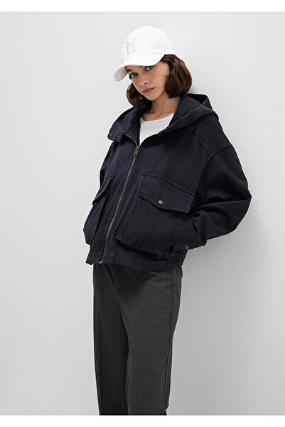 Mavi Μπουφάν Anthracite με λεπτομέρεια τσέπης Oversize / Wide Cut 1110605-70087