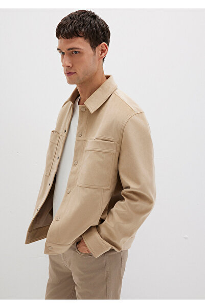 Mavi Black Pocket Detailed Beige Jacket Regular Fit / Normal Cut 0110647-82044