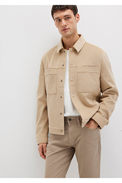 Mavi Black Pocket Detailed Beige Jacket Regular Fit / Normal Cut 0110647-82044