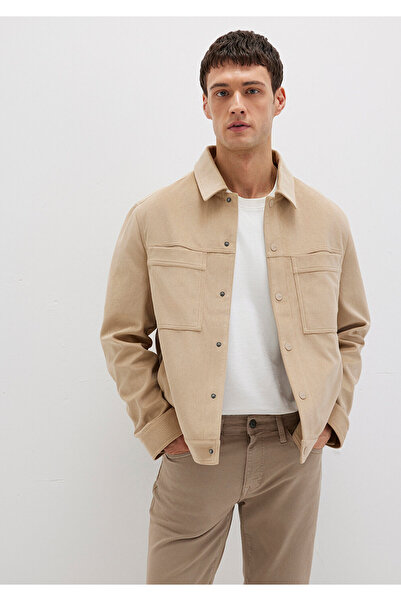 Mavi Black Pocket Detailed Beige Jacket Regular Fit / Normal Cut 0110647-82044