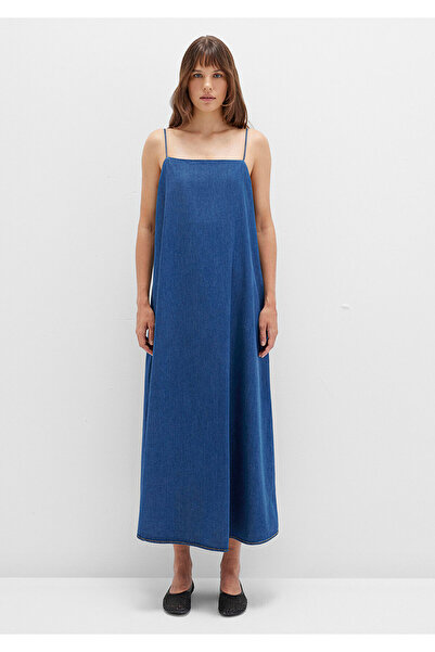 Mavi Askılı Elbise 1310727-85481