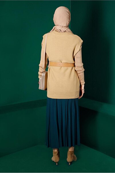 Alvina Knitted Detailled Tricot Sweater 43122