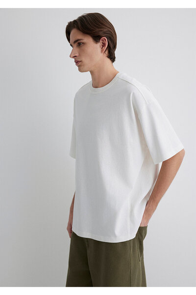 Mavi Ecru Basic T-Shirt Oversize / Φαρδιά κοπή 0612641-70057