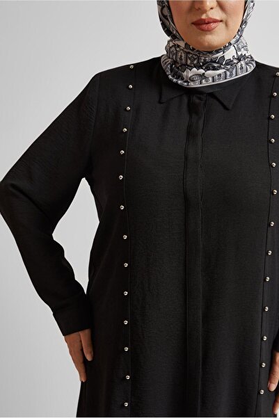 Alvina Beaded Detail Plus Size Pants Suit 20731