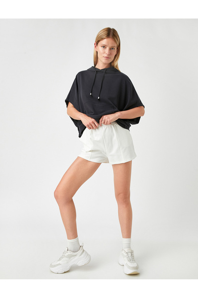 Koton Oversize φούτερ με κουκούλα με τσέπες