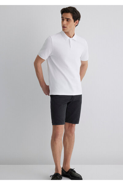 Mavi Weißes Polo-T-Shirt Regular Fit / Normaler Schnitt 0612231-620