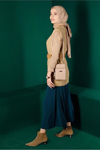 Alvina Knitted Detailled Tricot Sweater 43122