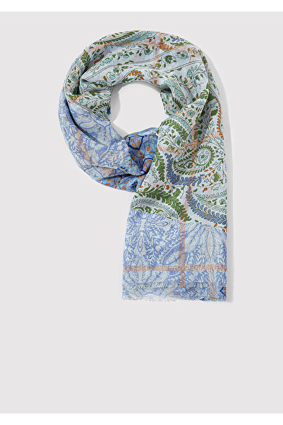 Mavi Baskılı Şal 1912954-82324