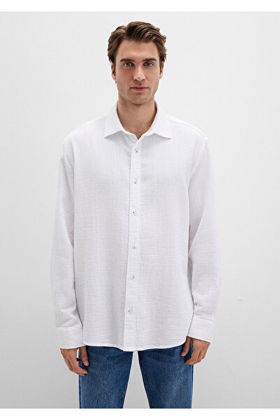 Mavi Fehér ing normál szabású 0211518 -620