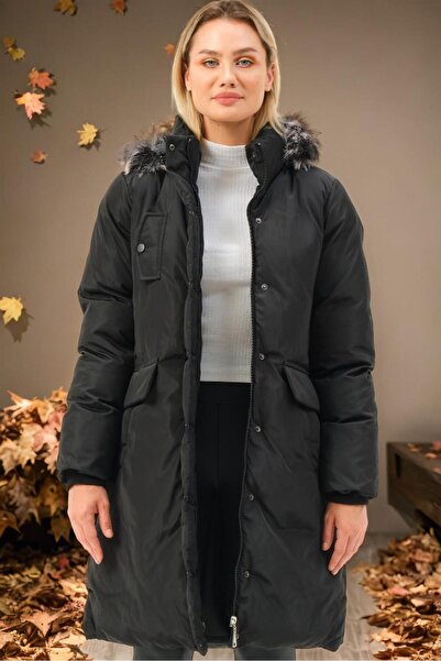 Dewberry Z6774 KABAN-DÜZ SİYAH