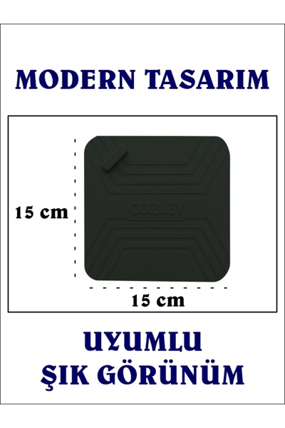 COZLEY Lavabo Koku Giderici Silikon Mat Banyo Mutfak Balkon Gider Tıpası Böcek Önleyici Kapak SİYAH RENK