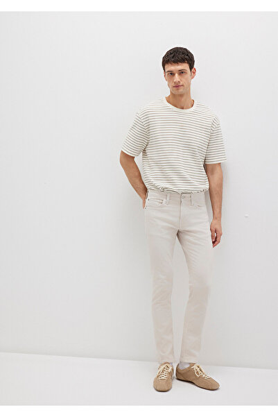 Mavi Jake Ecru Comfort Gabardine Trousers 0042222763