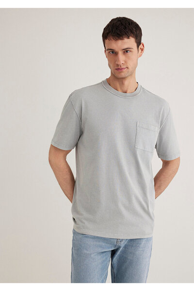 Mavi Γκρι T-Shirt Loose Fit / Loose Relaxed Fit 0612596 -70119