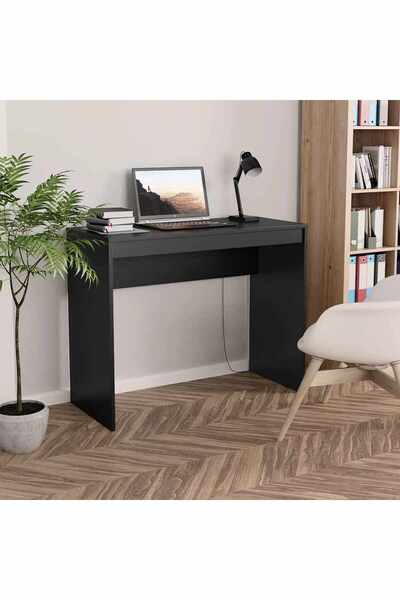 vidaxl Desk Black 90x40x72 cm Engineered Wood