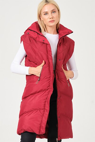 Dewberry Z6743 YELEK-BORDO