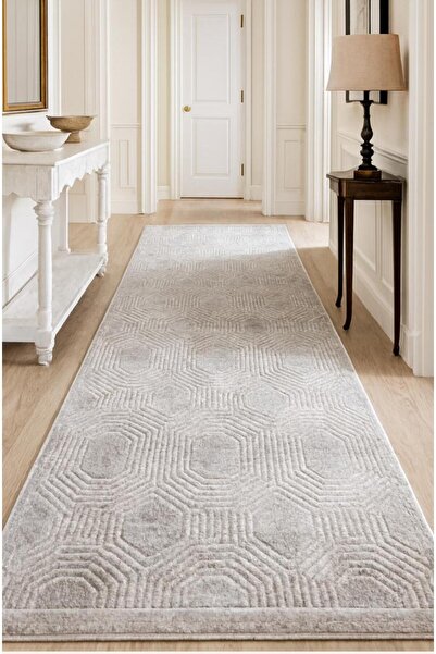 AKSU Aron Dinarsu Modern Decorative Washable Non-Slip Base Hall Kitchen Living Room Children's Room Carpet Runner