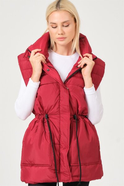 Dewberry Z6747 YELEK-BORDO