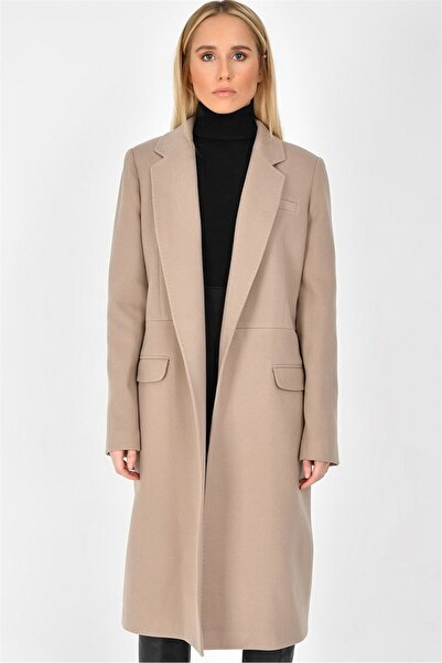 Dewberry Z6628 Palto-Beige