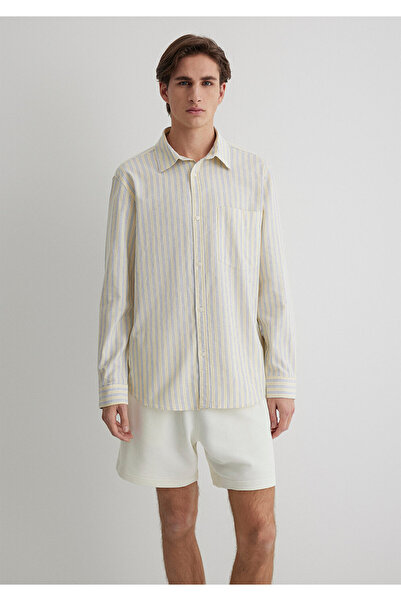 Mavi Striped Yellow Shirt Regular Fit 0211433 -84567