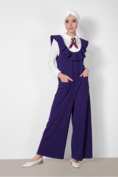 Alvina Overall with Pocket with Flywheel Detail 4118