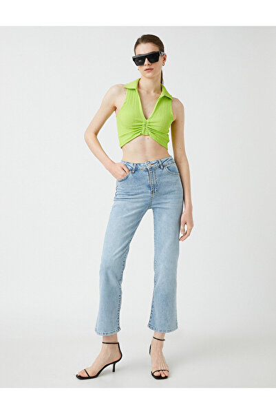 Koton Blugi spanioli cu picior slim cu talie normală