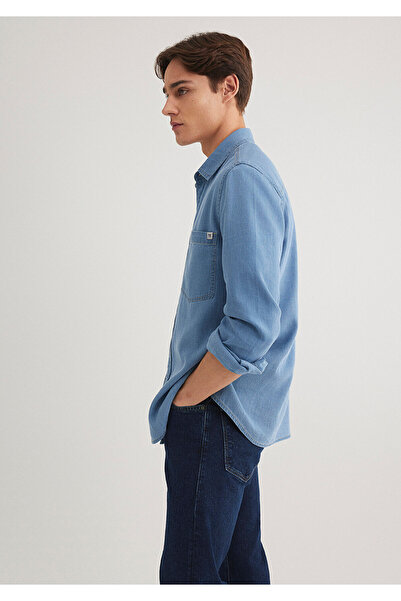 Mavi Cămașă cu buzunar Slim Fit / Slim Fit 0211421 -18790