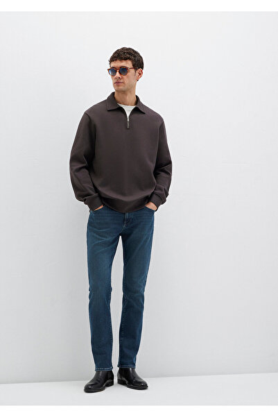 Mavi Marcus Lux Black Puslu Koyu Mavi Jean Pantolon 0035189351