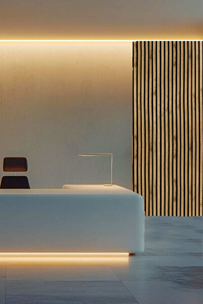 shop Mdf Ahşap Akustik Duvar Paneli 100x275 Cm - Asos (pvc)