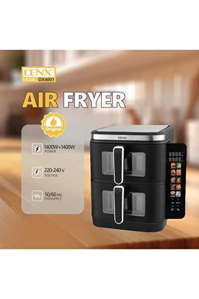 Denx DX4001 Double Electric Fryer 11L 5.5L