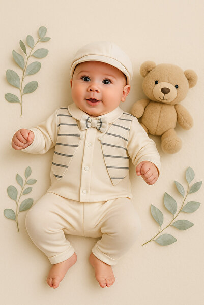 Ozz Baby طقم ملابس داخلية للأطفال حديثي الولادة من عمر 0 ​​إلى 3 أشهر مكون من...