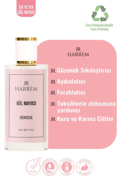 Harrem Gül Suyu & Gül Mayası Suyu Seti