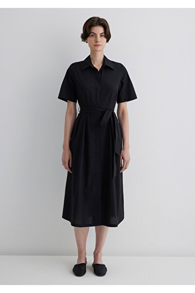 Mavi Μαύρο Μίντι Φόρεμα -1310508-900 Μοντέλο