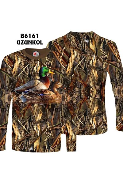 HT Outdoor saz desenli ördek figürlü uzunkol t-şhort modelimiz.