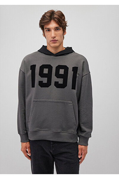 Mavi 1991 Printed Anthracite Sweatshirt 0S10166-70088