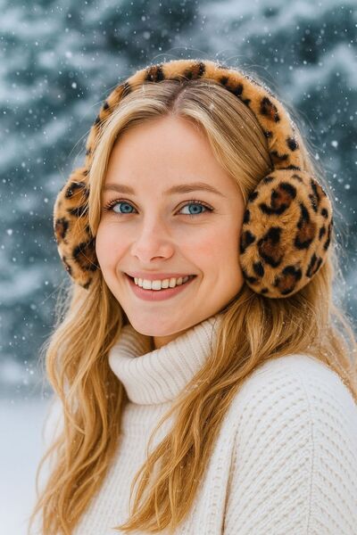 Axesoire 18016 Leopar Vizon Peluş Kulaklık