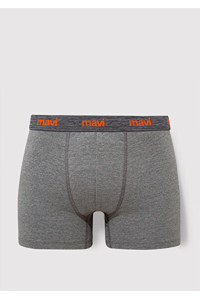 Mavi 3lü Gri Basic Boxer 0911407-23854