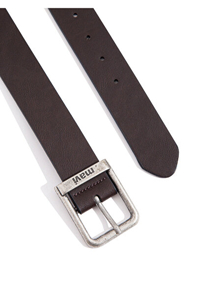 Mavi Brauner Kunstledergürtel 0911020-85397