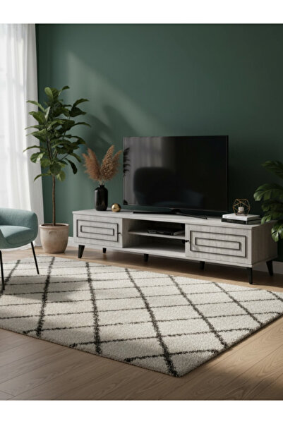 Bec4 Spacious TV stand (plasma) 180 cm wide, modern design with storage units
