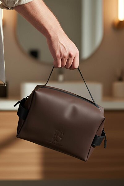 Brandsmiths حقيبة العناية الشخصية موكا (قهوة) كور