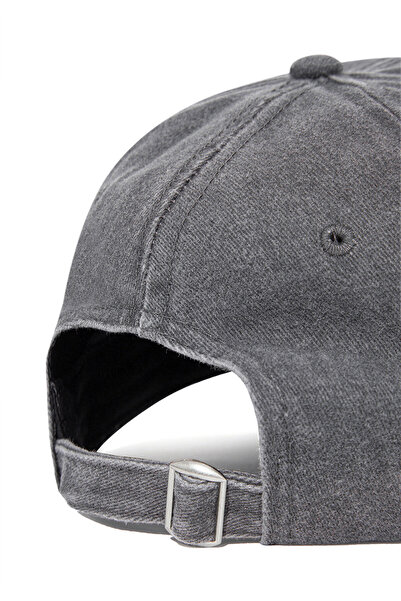 Mavi M Logo Detaylı Gri Şapka 0911156-34314