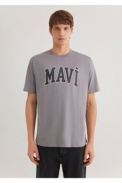 Mavi Γκρι μπλουζάκι με λογότυπο Loose Fit / Loose Relaxed Fit0611711-83747